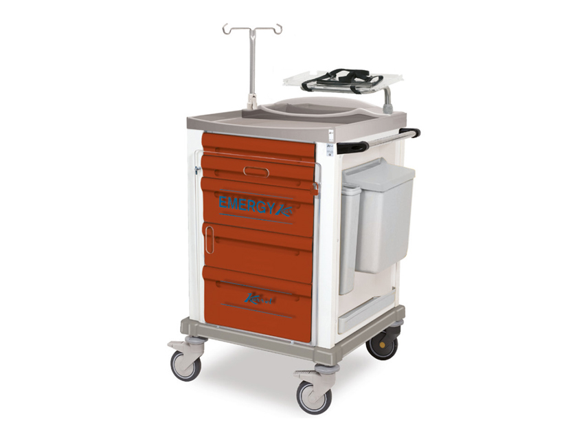 [45693] PAINTED EMERGENCY TROLLEY small