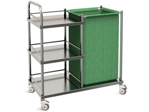 [45913] LAUNDRY TROLLEY 3 shelves