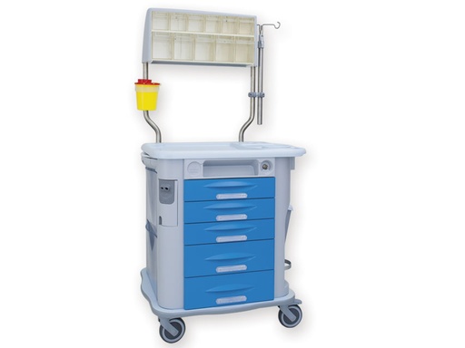 [45741] AURION THERAPY TROLLEY light blue