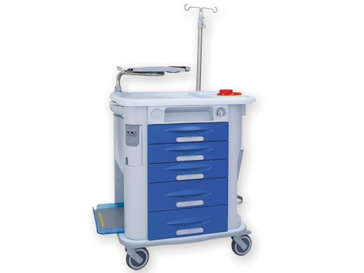 [45751] AURION EMERGENCY TROLLEY blue