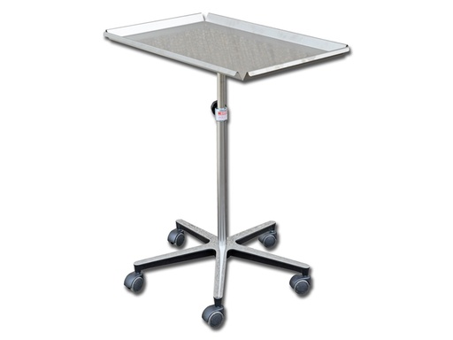 [27453] MAYO TABLE with 5-spoke trolley