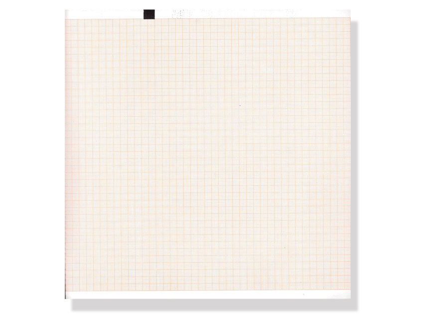 [32961] ECG thermal paper 210x280 mmxm 200 packs orange grid