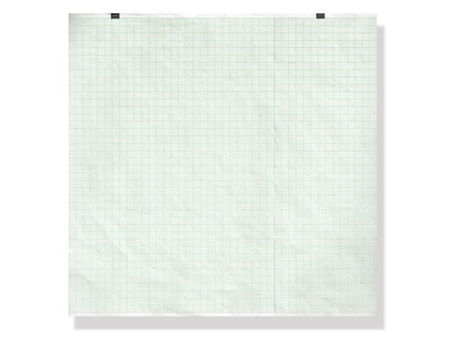[33038] ECG thermal paper 210x140 mm grid pack green