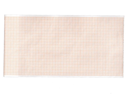 [33002] ECG thermal paper 112x27 mmxm orange grid roll