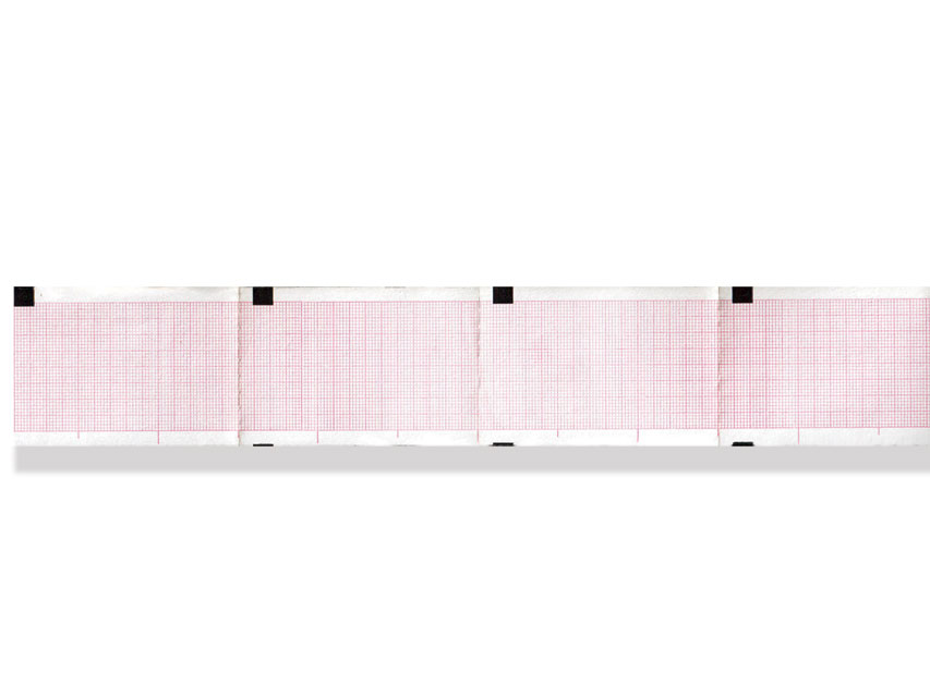 [32990] ECG thermal paper 50x75 mm x 400 grid pack orange