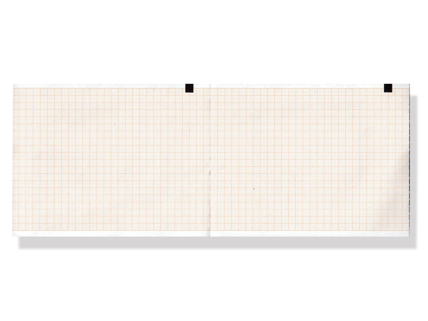 [33013] ECG thermal paper 110x140 mmxm grid pack orange