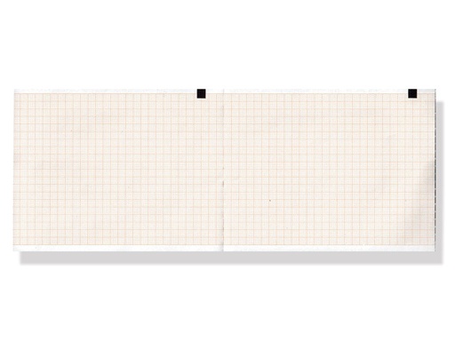[GM-29249] ECG thermal paper 110x140 mmxm grid pack orange