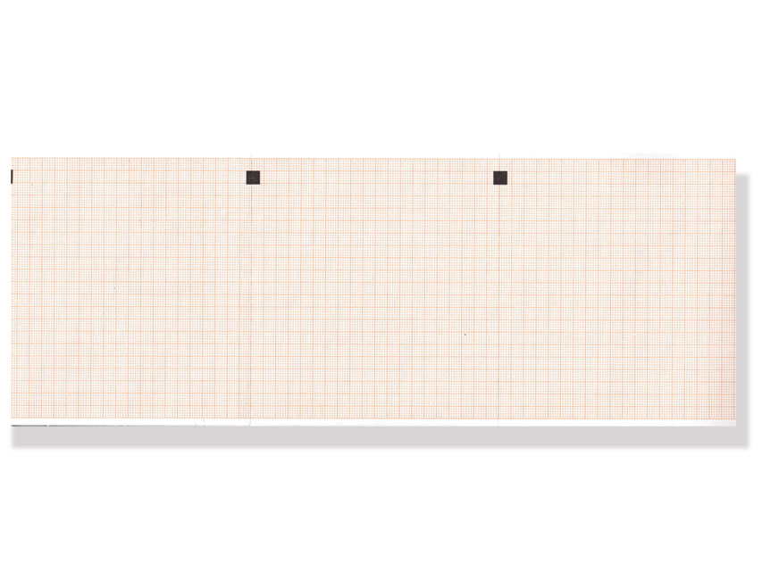 [32958] ECG thermal paper 112x100 mmxm x 300 grid pack orange