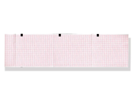 [33012] ECG thermal paper 80x90 mmxm grid pack orange