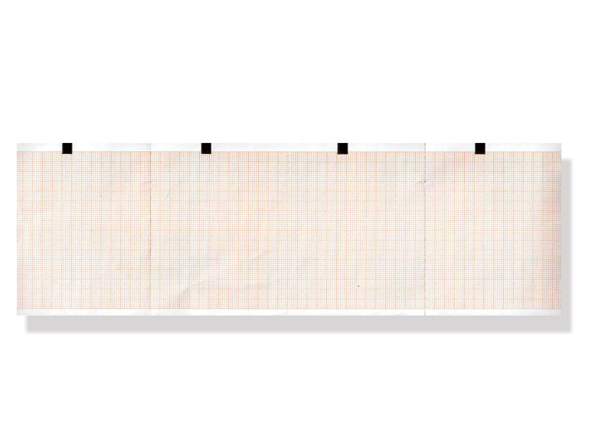 [32981] ECG thermal paper 90x70 mm grid pack orange