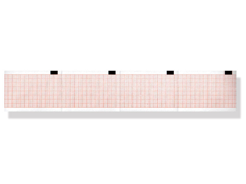 [33017] ECG thermal paper 50x70 mmxm grid pack orange