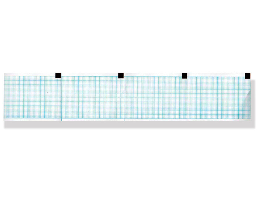 [32977] ECG thermal paper 60x75 mm x 250 grid pack blue
