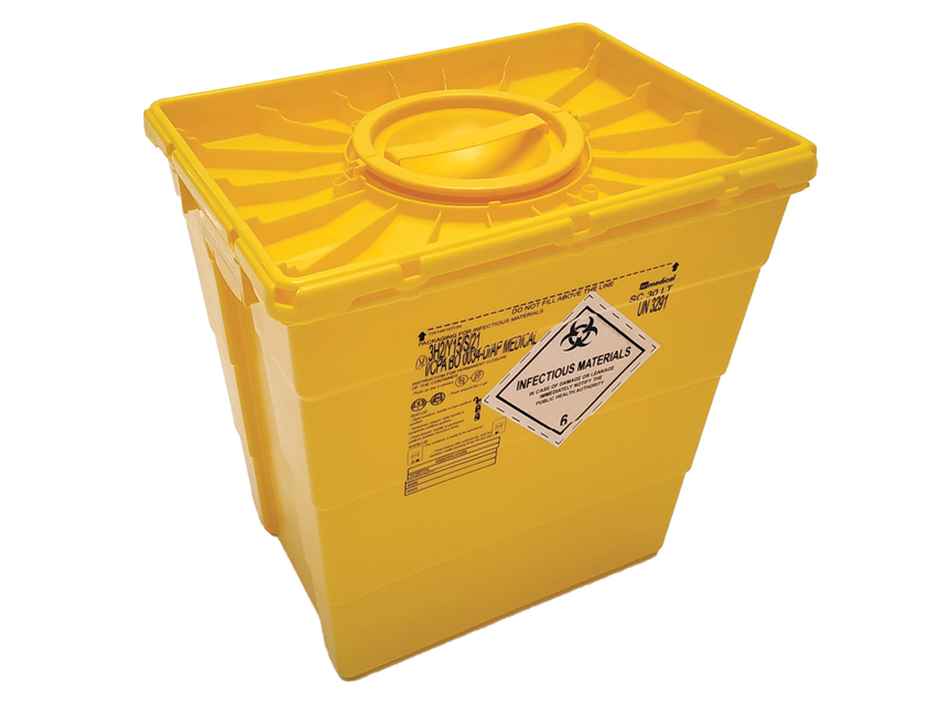 [25775] WASTE CONTAINER 30 litres double cap