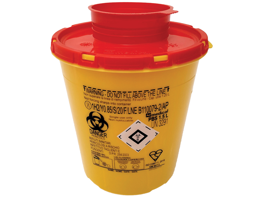 [25791] PBS LINE WASTE CONTAINER 1.5 litres