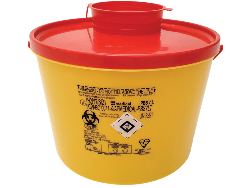 [25794] PBS LINE WASTE CONTAINER 7 litres