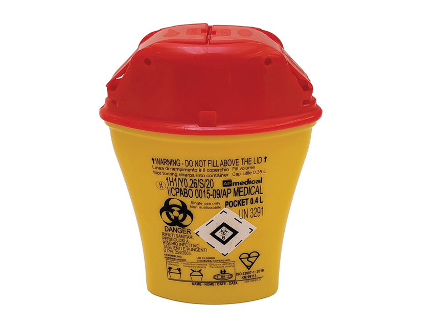 [25780] POCKET SHARPS CONTAINER