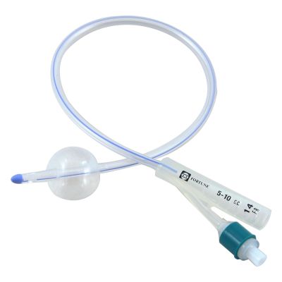 [DMM09137] foley sillic.pure line 2-way radiopaque catheter ch 14 pall.5ml open tip