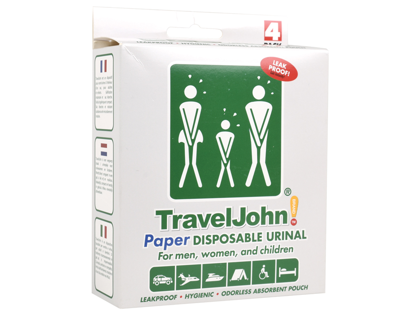 [25879] TRAVELJOHN PORTABLE PAPER WC 800 cc