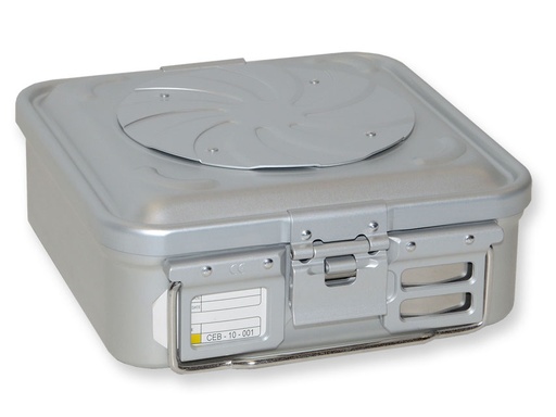 [GM-29295] CONTAINER WITH VALVE small h100 mm grey