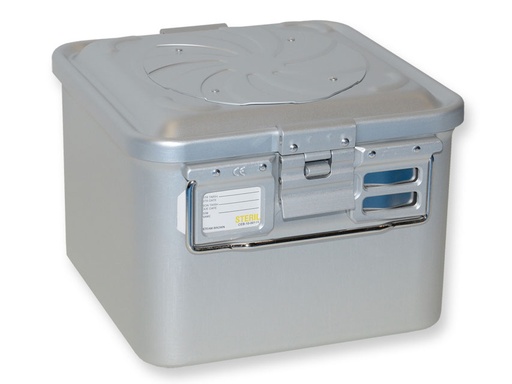 [37153] CONTAINER WITH VALVE small h200 mm grey