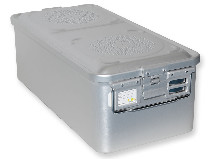 [37103] CONTAINER WITH FILTER large h200 mm grey