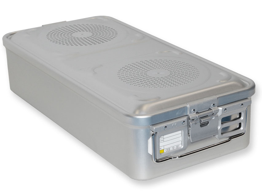 [37101] CONTAINER WITH FILTER large h135 mm grey