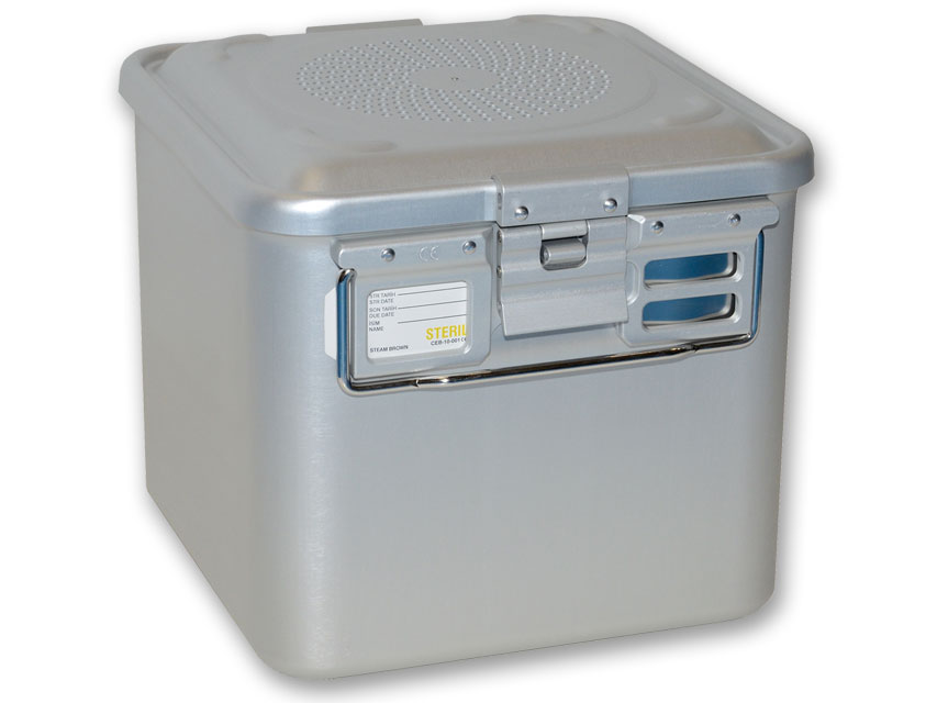 [37004] CONTAINER WITH FILTER small h260 mm grey