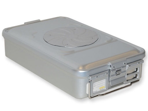 [GM-29367] CONTAINER WITH VALVE medium h100 mm grey