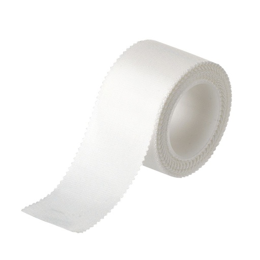[DMM01318] White silk adhesive plaster 9.14x2.5cm
