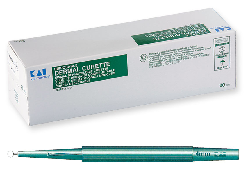 [22604] KAI DERMATOLOGICAL CURBS 4 mm diameter