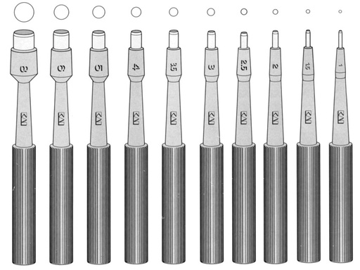 [GM-29420] CURETTE BIOPSIA-PUNCH KAI diameter 3.5 mm