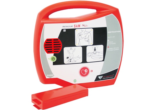 [33425] DEFIBRILLATOR AED RESCUE SAM - English