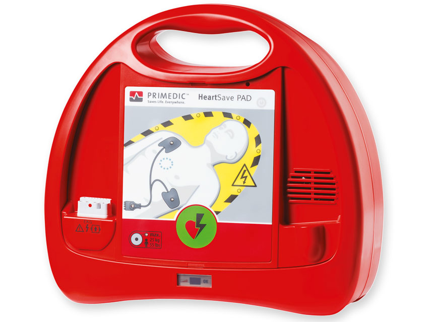 [33393] DEFIBRILLATOR with lithium battery PRIMEDIC HEART SAVE PAD - EN