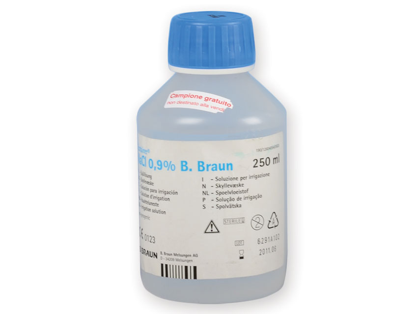 [36554] B-BRAUN ECOTAINER STERILE SALINE SOLUTION - 250 ml