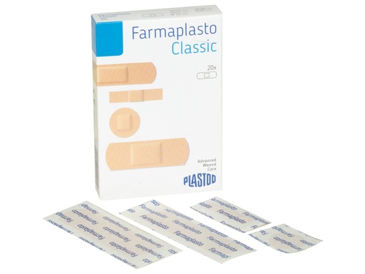 [MOR0686] Plaster strips assorted 4 sizes (pack of 20 plasters)