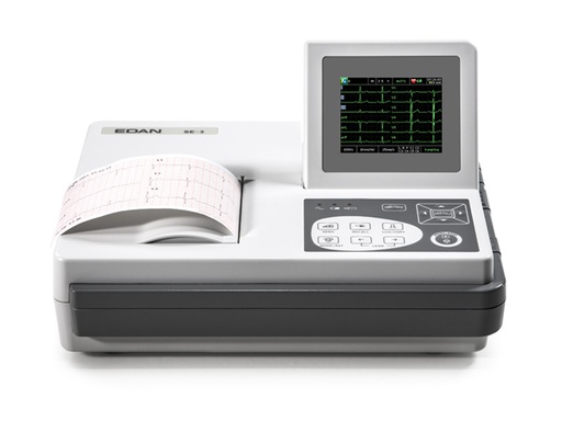 [33333] EDAN SE-3 COLOUR ECG - 3 channels with monitor and interpret.