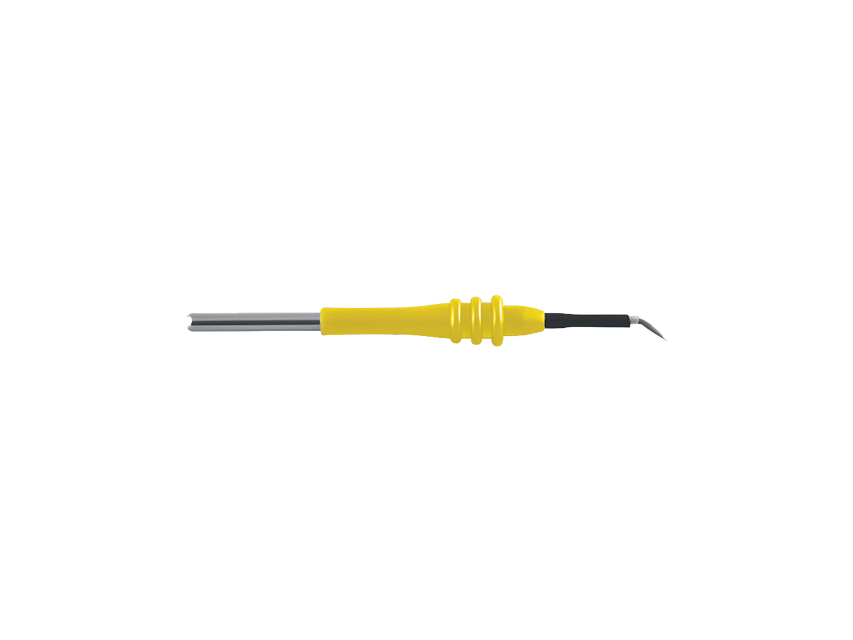 [30373] TUNGSTEN NEEDLE ELECTRODE 6 cm - angled - disposable