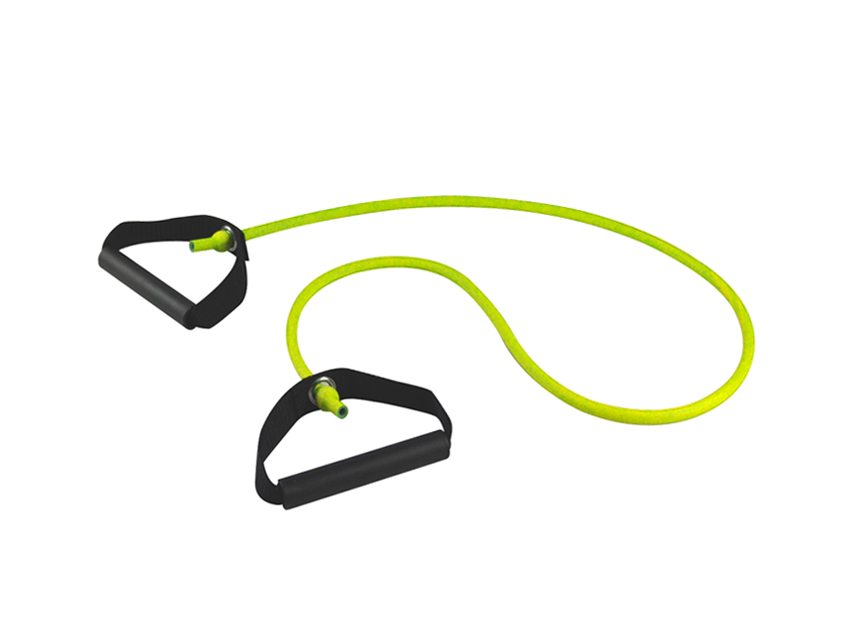 [47050] LATEX TUBE WITH HANDLES 125 cm x 1.5 mm - X-soft - yellow