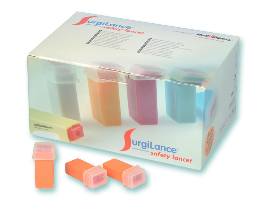 [24515] SAFETY LANCES 22G - with automatic needle