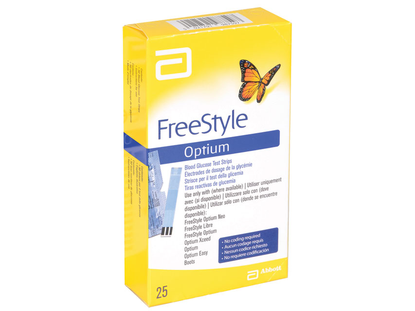 [23942] ABBOTT FREESTYLE OPTIUM GLUCOSE STRIPS