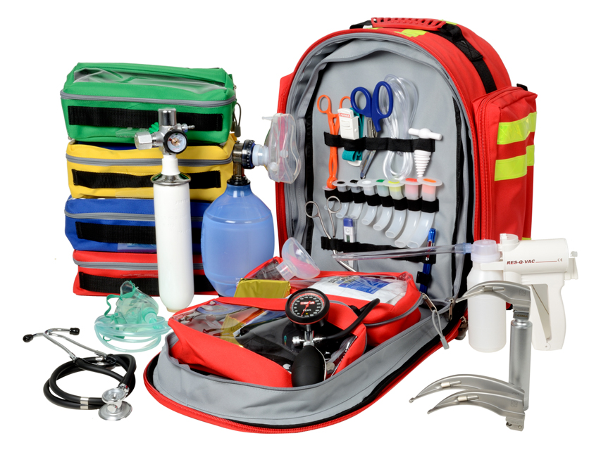 [34163] GIMA 9" EMERGENCY BACKPACK - complete