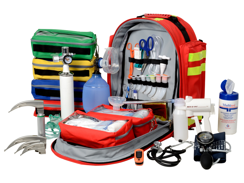 [34175] GIMA 11" EMERGENCY BACKPACK - complete