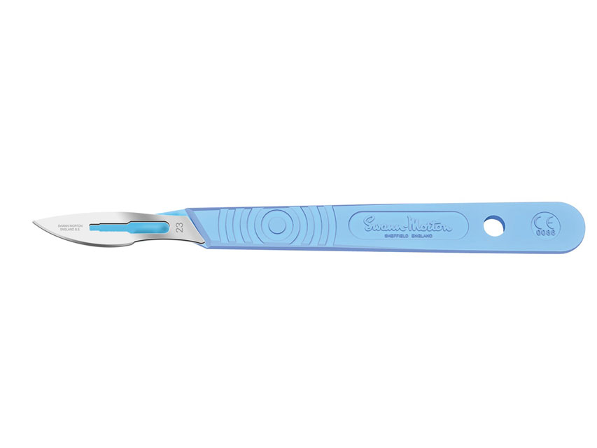[22438] SWANN-MORTON STAINLESS STEEL BISTURI N.23 - sterile