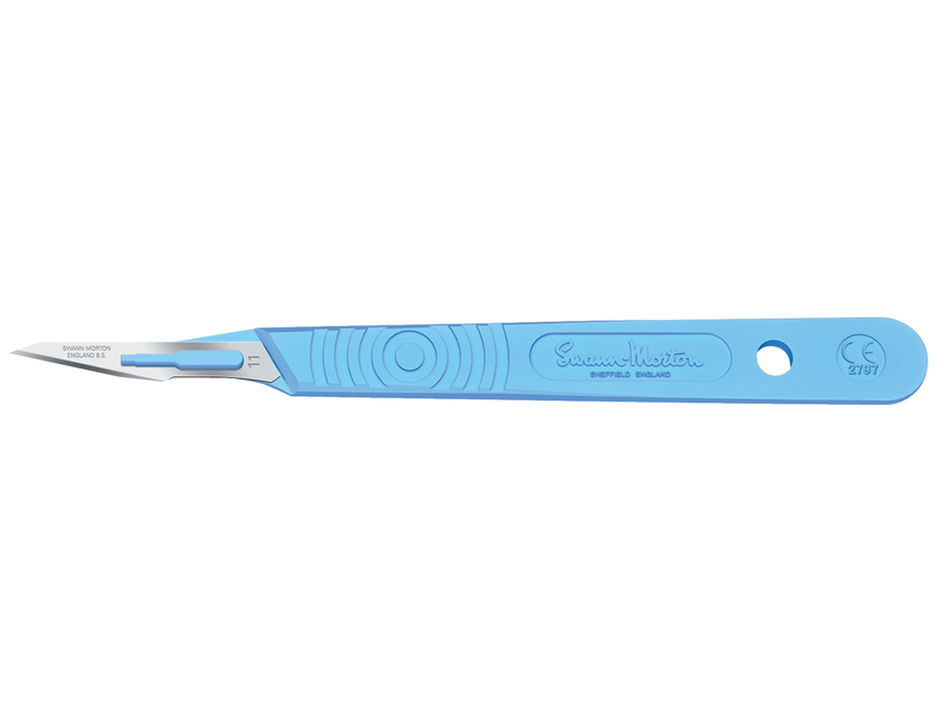 [22431] SWANN-MORTON STAINLESS STEEL BLADE No. 11 - sterile