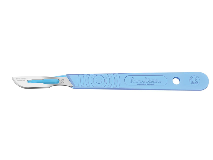[22435] SWANN-MORTON STAINLESS STEEL BISTURI N.20 - sterile