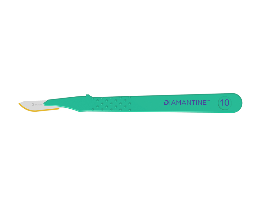 [22460] DIAMANTINE BISTURES STAINLESS STEEL BLADE No. 10 - sterile