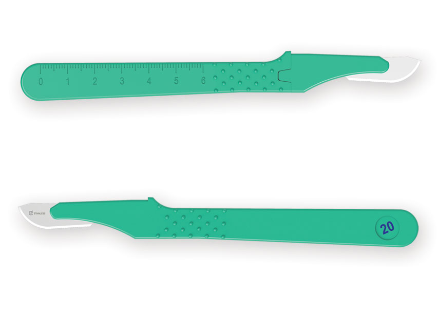 [27044] GIMA DISPOSABLE SCALPEL NO. 20 STERILE