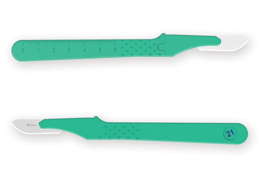 [27045] GIMA DISPOSABLE SCALPEL NO. 21 STERILE