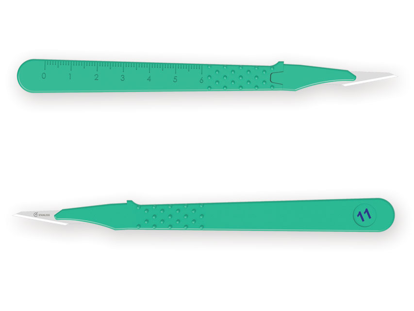 [27041] GIMA DISPOSABLE SCALPEL NO. 11 STERILE