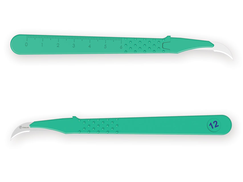 [27042] GIMA DISPOSABLE SCALPEL NO. 12 STERILE